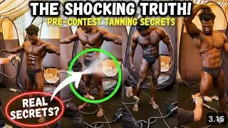 How Bodybuilders Get That Bronze Look | Pre Contest Tanning Process