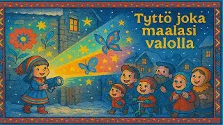 ✨ Tytt&ouml;, joka maalasi valolla | Lasten nukkumatarina suomeksi | Inspiroiva lyhyt tarina opetuksella