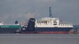 ACL Container/Ro-Ro Atlantic Sun Comes to Baltimore, October 13, 2018