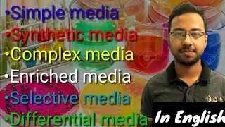 Different types of culture media | synthetic,complex, enriched ,selective,differential, simple media