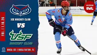 Florida Atlantic University Owls vs. University of South Florida | Ice Hockey 1/16