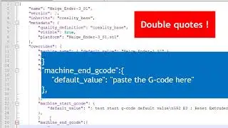 71: Customizing the Default Start G-code and End G-code in Cura (Subtitles: French & English)