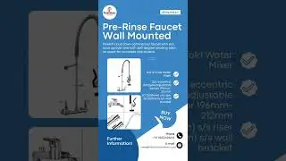 Zephyr Wall-Mounted Pre-Rinse Faucet &ndash; Model ZPRFW2