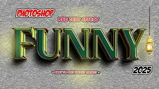 Create Stunning 3D Text in Photoshop 2025 FAST