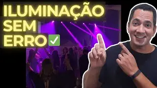 Como Montar uma ILUMINAÇÃO PROFISSIONAL💡para Eventos Pequenos e Médios🎧(DMX + Moving Beam)