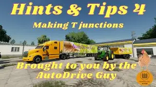 Farming Simulator 22 - AutoDrive Tutorial 4 - Making T Junctions