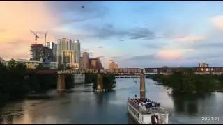 Austin, Texas Sunset Time Lapse - June 19, 2016