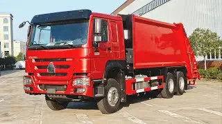 HOWO 6x4 20cbm rear loader garbage truck