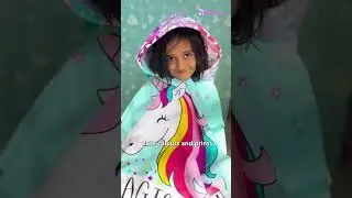 Magic Beach Pink Unicorn Poncho Towel for Kids | Hooded Bath Towels for Boys & Girls