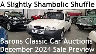 A Slightly Shambolic Shuffle: Barons Classic Car Auctions' December 2024 Sale Preview