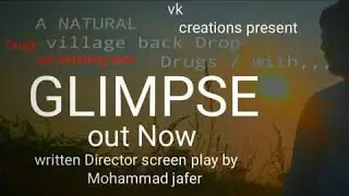 #Vk creations-1 short film glimpse #drugs #coming soon...