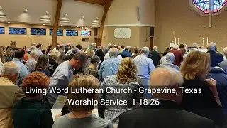 LWLC Worship Service 1-18-26