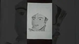 God krishna sketch || Indian mythology || Black/White sketch || FAB Fairy Art Blast