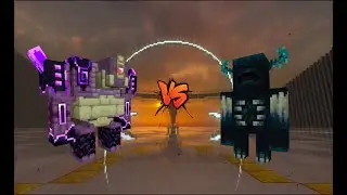 Updated Ender Guardian vs Warden | Minecraft mob battle