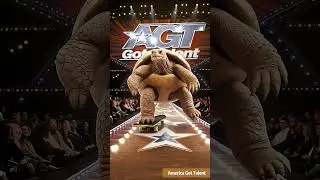 Speedy Turtle Stuns AGT with Skateboarding Skills！দ্রুত কচ্ছপ AGT-তে চমকে দেয়！ #ai #agt  #funny