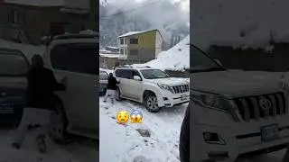 Land Cruiser vs Blizzard Conditions #snowstorm #offroad #extreme