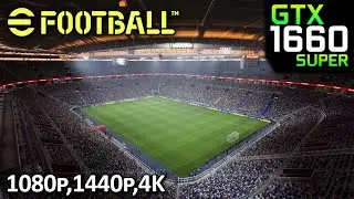 eFootball 2022 : GTX 1660 Super | 1080p 1440p 4K | PC Gameplay Benchmark