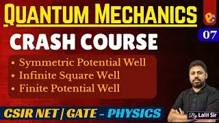 Crash Course on Quantum Mechanics | Symmetric Finite Potential Well | Infinite Potential Well
