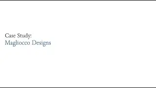 Case Study: Magliocco Designs