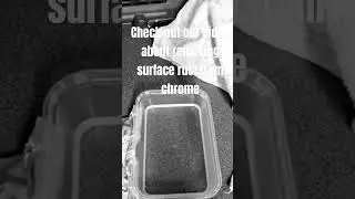 New video about removing surface rust #bicyclediary #cycling #cyclerecycle #rust #chrome