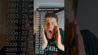 Alors tu aurz quel &acirc;ge ? 🤣😱 #shorts #humour #viral #animation #comedy #acting #sketch #viral #acting