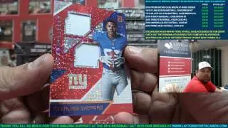 2016 Panini Unparalleled Football 16 Box Case Break #5