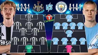 🚨 NEWCASTLE VS  MAN CITY ✅ HEAD TO HEAD PREDICTED LINE-UP 🔥  EFL CUP SEASON 25/26