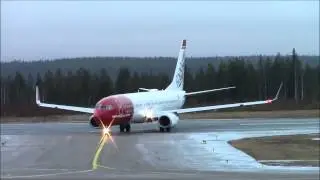 Norwegian Air Shuttle Boeing 737-800 Landing at Rovaniemi Airport (RVN/EFRO)