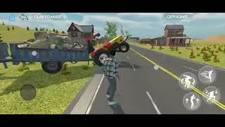 INDIAN VEHICLES SIMULATOR 3D FULL LODING 6 trolley coaching HTM tractor🚜 Impossible Driving 2010.26.