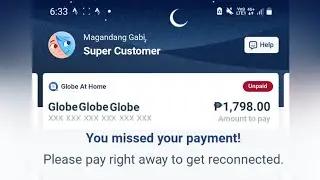 Pag bayad ng Globe Bills gamit ang Credit Card