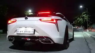 Rare Lexus LC 500 In Philippine w/ ARMYTRIX Valvetronic Exhaust, Loud Revs And Accelerations!