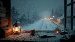 Зимняя Темная Атмосфера ~ Уютная Музыка для Чтения в Феврале для Глубокой Концентрации