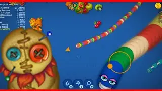 Worms Zone io Big Giant Snake - Funny Video