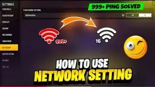 Free Fire Network Settings | New Optimization Settings Kya Hai ?#cgmukeshgamer #garenafreefirevideos
