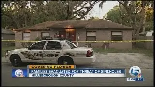 Seffner, Florida families evacuated after threat of sinkhole
