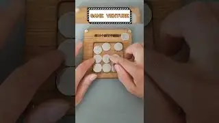 Put all 10 coins in. #puzzle #shorts #fun