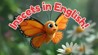 Learn Insect Vocabulary in English 🐝🦋 | Fun and Easy Words for Kids!  #shortsforkids