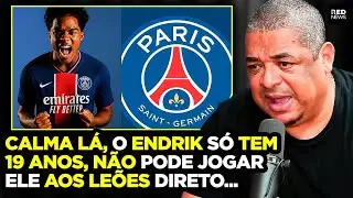 ENDRICK NO PSG? VAMPETA DIZ O QUE NINGU&Eacute;M TEVE CORAGEM DE FALAR