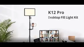 VIJIM K12 Pro Professional Streaming Key Lighting Kit