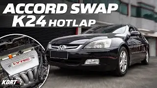 HOTLAP HONDA ACCORD CM5 SWAP ENGINE K24