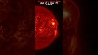 M2.7 Class Solar Flare - Saturday, 2025-04-12 11:43 #shorts #solarflare #space #solaractivity