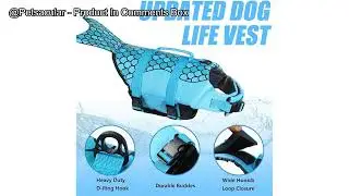 EMUST Large Dog Life Jacket Review: Is This Mermaid Vest Worth the Safety & Style Hype?