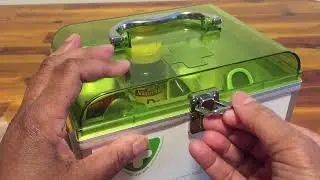 Glosen First Aid Box Lockable Medicine Storage Box with Child Safe Lock