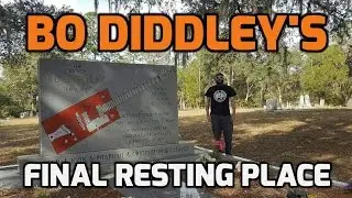 Visiting Bo Diddley's final resting place