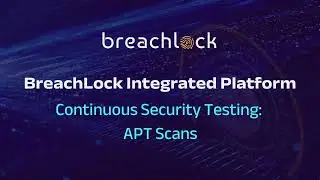 BreachLock Integrated Platform | Continuous Security Testing: APT Scans