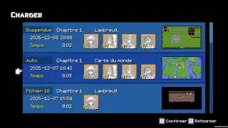 My JRPG Game: Save/Load menu update!