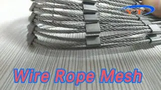Flexible Wire Rope Mesh Netting Railing Stainless Steel Anti Corrosion