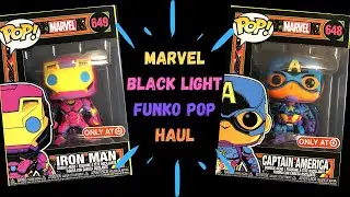 Marvel Black Light Funko Pops! | Haul & Unboxing