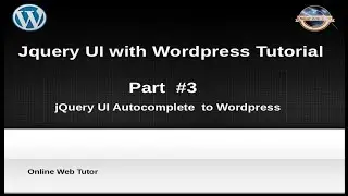 How to use jQuery UI with wordpress for beginners from scratch -  jQuery Autocomplete with Wordpress