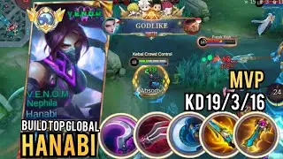 HANABI REVAMP 19 KILL 💀 NEW META BUILD ABNORMAL HANABI TERBARU❗BEST BUILD TOP GLOBAL HANABI 2026